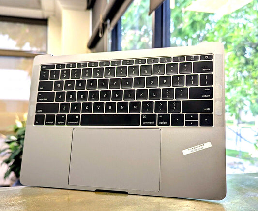 Macbook Pro A1708 2016-17 Keyboard Top Case Touchpad + Battery SILVER Grade B