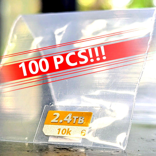 LOT 100 2.4TB SAS 10K caddy label sticker for dell G12 G13 2.5/3.5 SFF/LFF trays