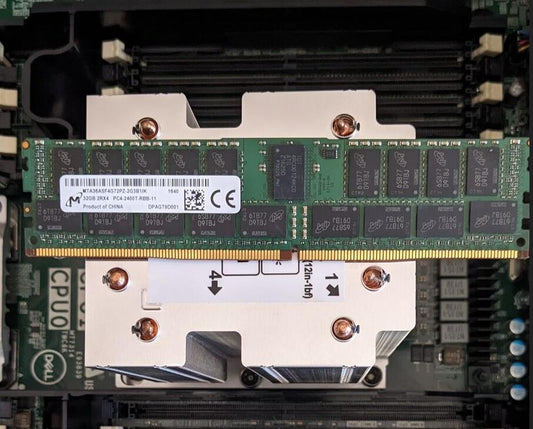 Micron 64GB 2x32GB ECC DDR4 PC4-2400T-RBB-11 System Memory RAM