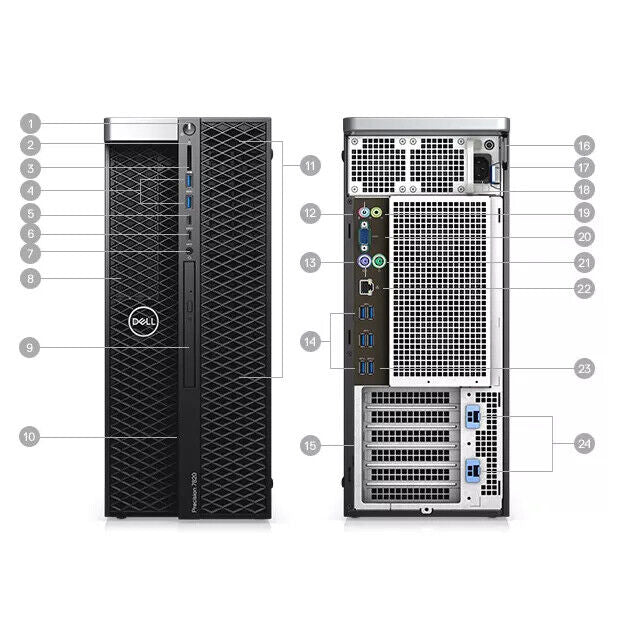Dell Precision T5820 Workstation W-2135 64GB R5-430 960GB SSD WIFI WIN11