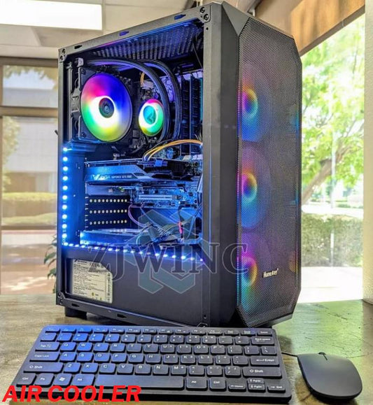 RGB Gaming PC i7 4.00GHz 32GB 600GB SSD + 3TB HDD RX570 Windows 10 PRO WIFI