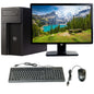 Dell i7 Desktop Computer Up To 16GB RAM 1TB SSD/HDD Dual 22in LCD Windows 10 Pro