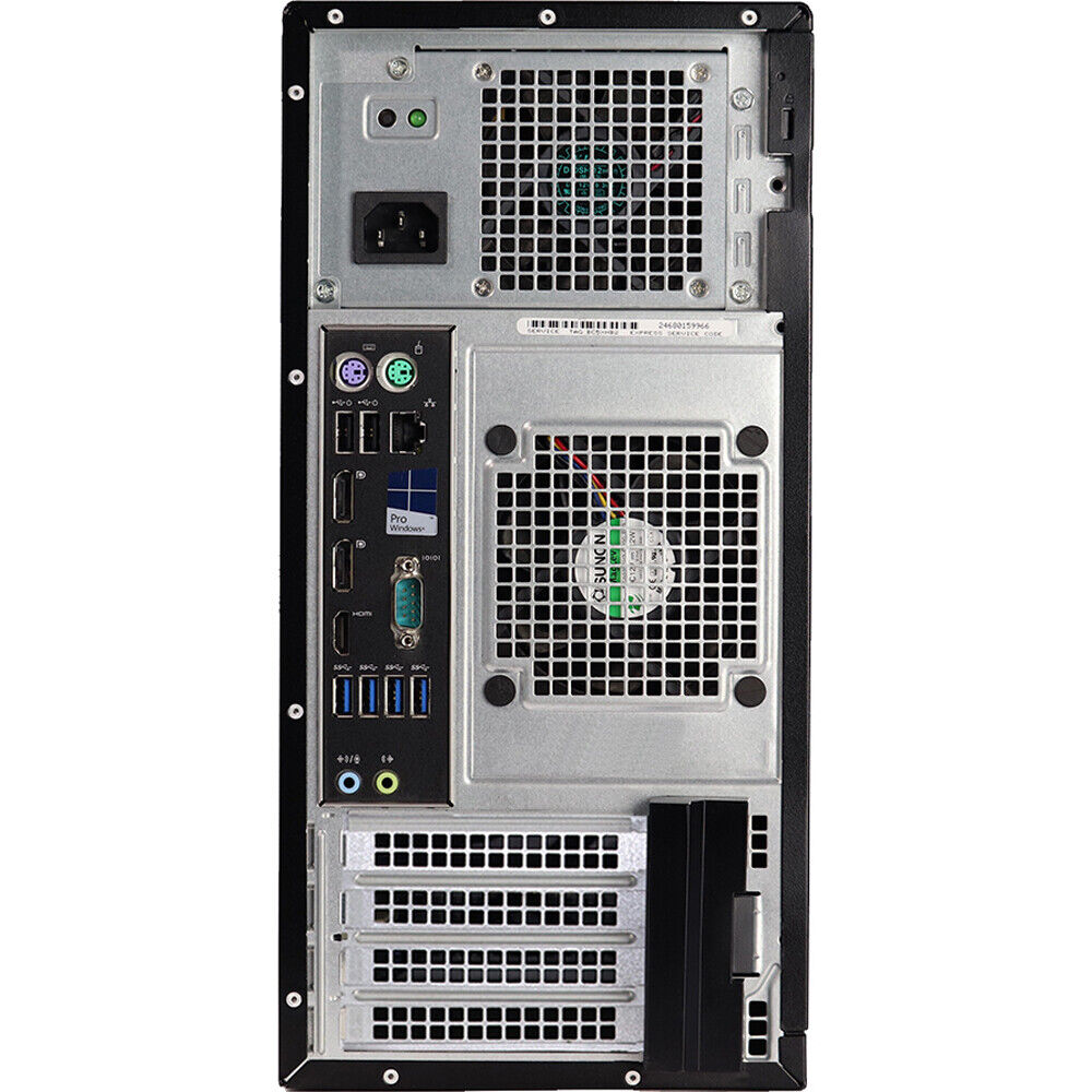 Dell i7 Desktop Computer Up To 16GB RAM 1TB SSD/HDD Dual 22in LCD Windows 10 Pro