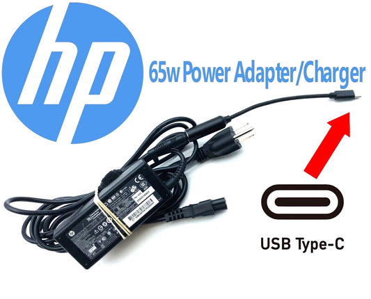 OEM 65W Type C USB-C Charger TPN-LA12 TPN-CA10 for HP ELITEBOOK ENVY PAVILION