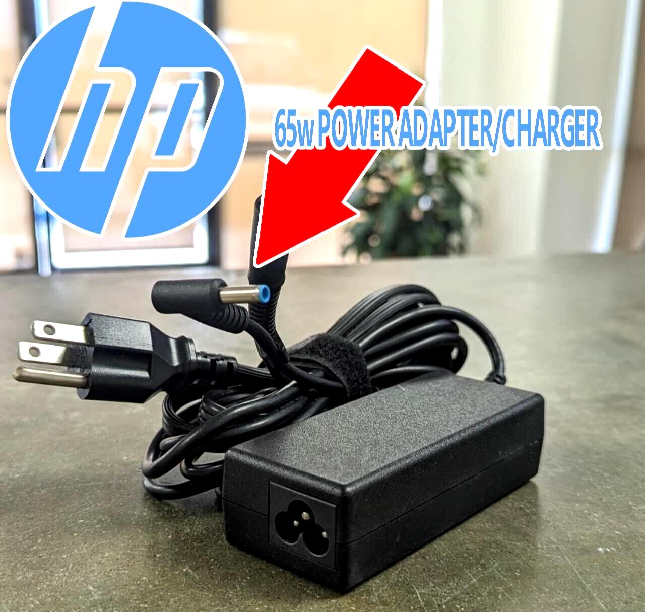 OEM HP 65W AC Adapter Charger Blue Tip Adapter Plug 7.4x5.0mm+4.5x3.0mm