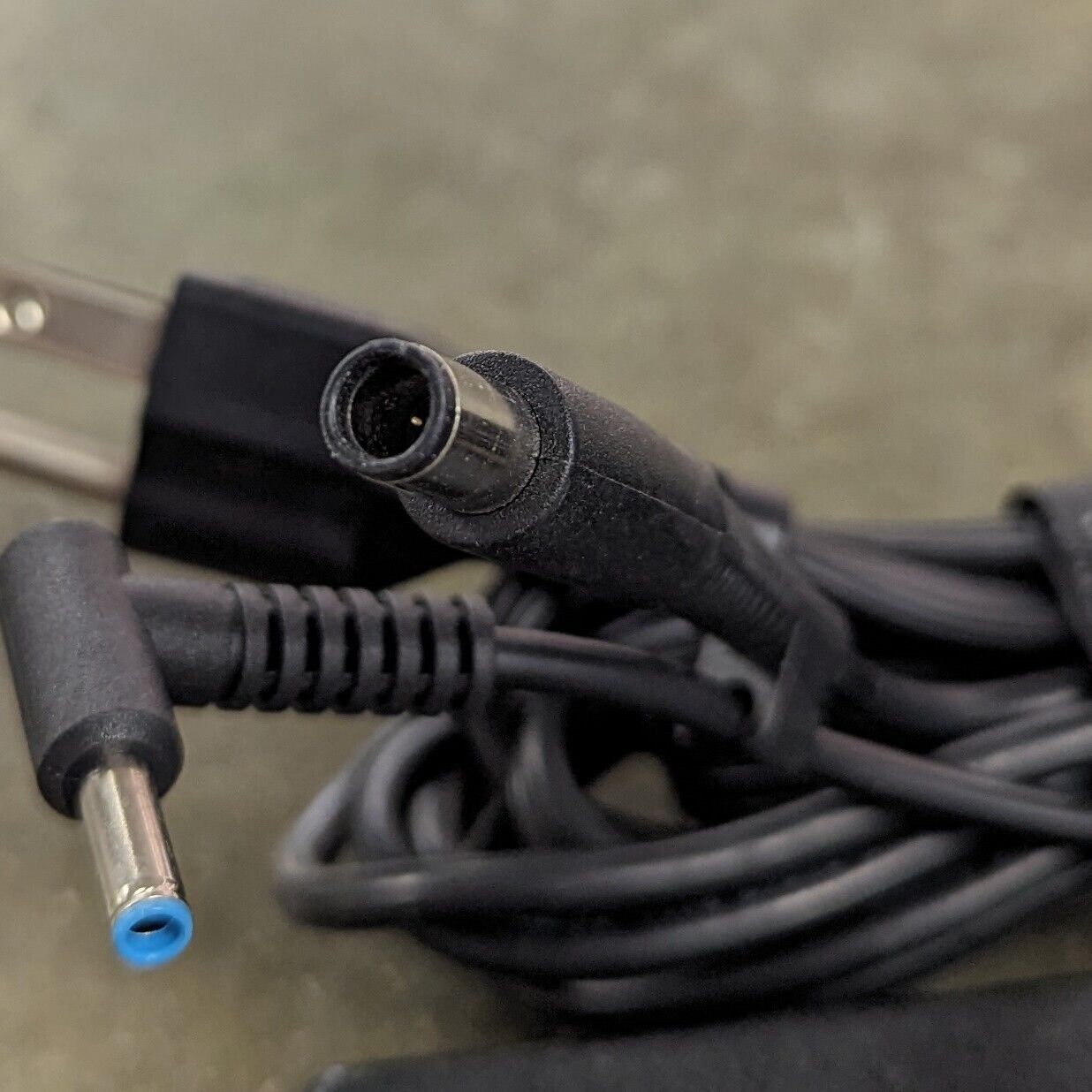 OEM HP 65W AC Adapter Charger Blue Tip Adapter Plug 7.4x5.0mm+4.5x3.0mm