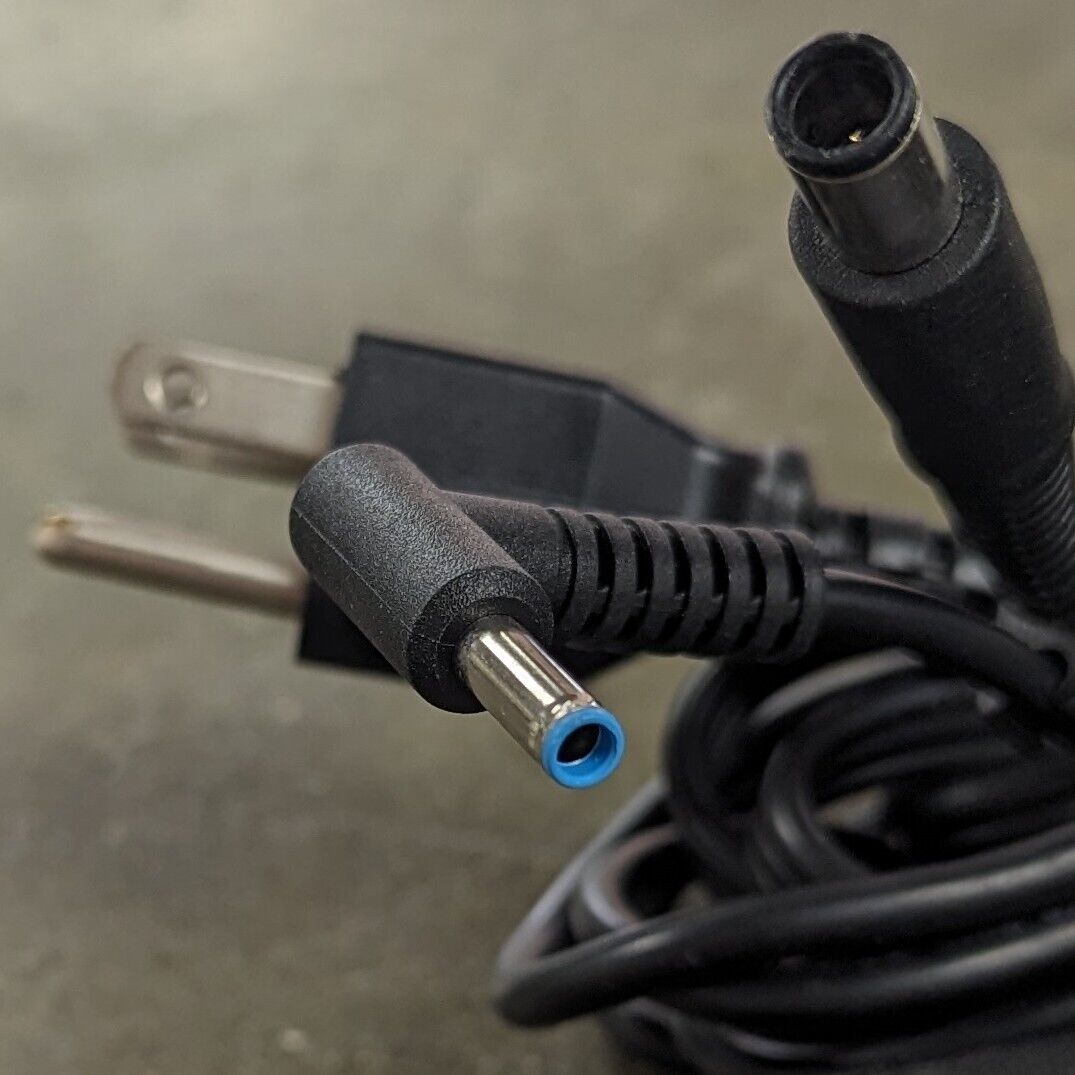 OEM HP 65W AC Adapter Charger Blue Tip Adapter Plug 7.4x5.0mm+4.5x3.0mm