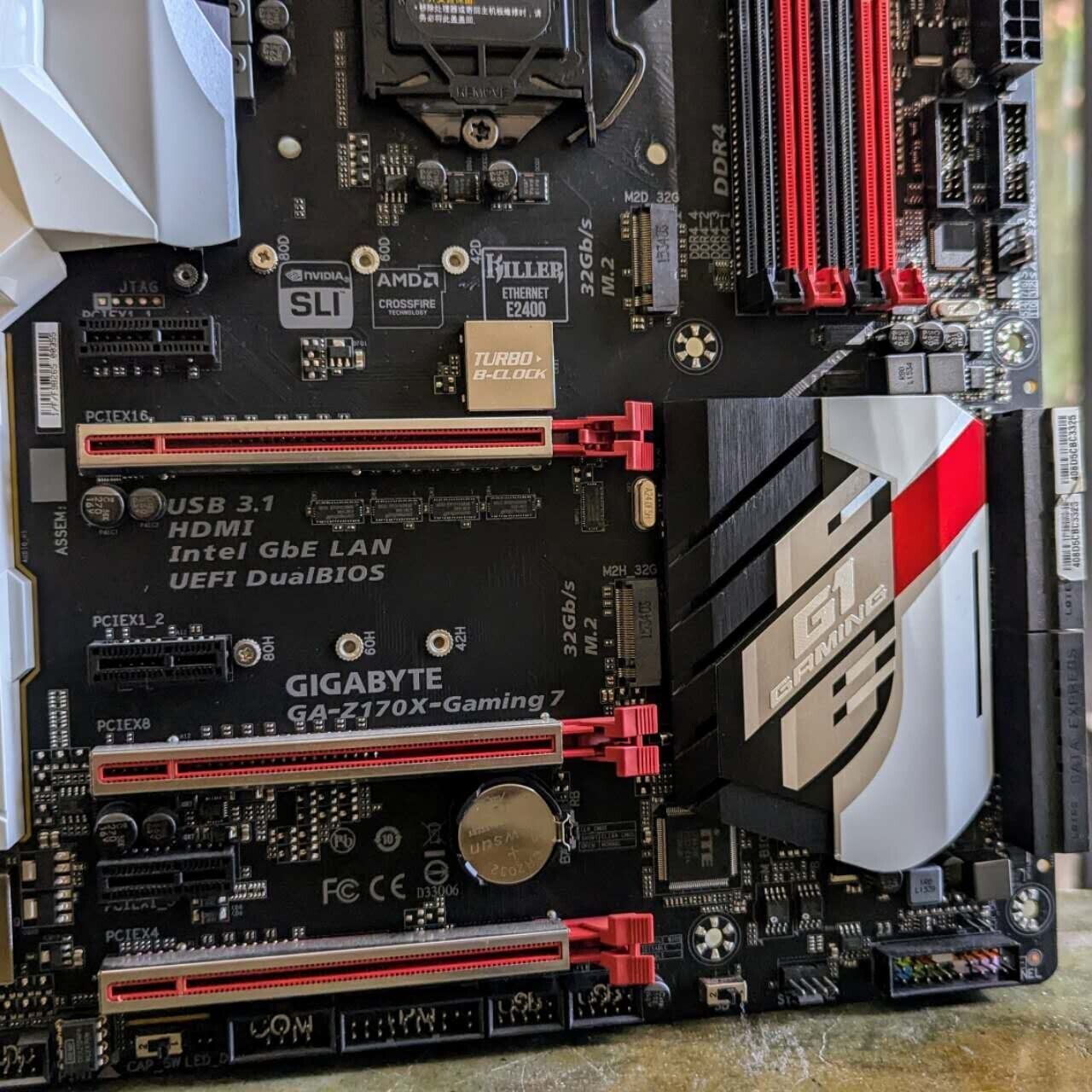 GIGABYTE Z170X-GAMING 7 LGA-1151 INTEL ATX Motherboard DDR4 SLI CROSSFIRE