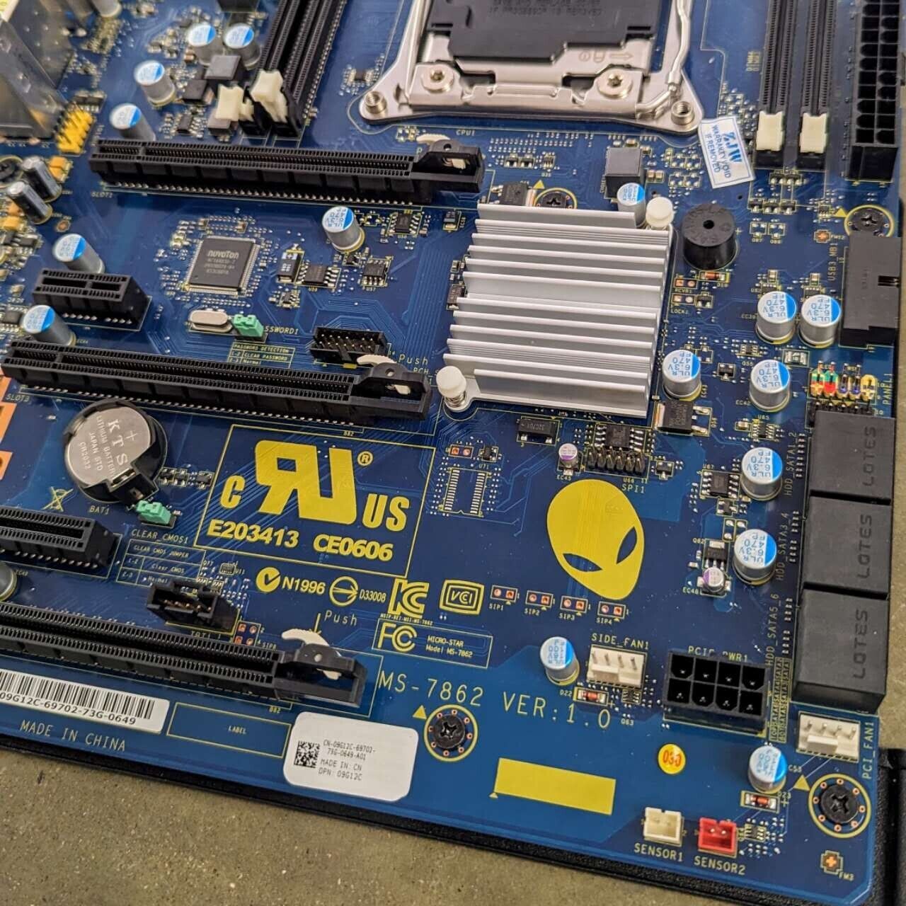 Dell Alienware Area 51 R2 Intel LGA2011 Motherboard MS-7862 XJKK 9G12C FRTKJ