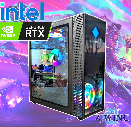 Liquid Cooled Gaming PC i7 4GHz RTX 3050 32GB DDR4 1TB SSD Windows 11 PRO WIFI