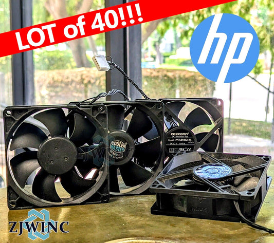 LOT of 40 6-Pin 92mm CPU Fans for HP Z440 PVA092G12S EF92251BX-Q02C-S9A