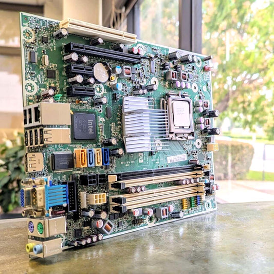 HP 531965-001 COMPAQ PRO 6000  Motherboard 503363-000 503362-001 w/ Core 2 Duo