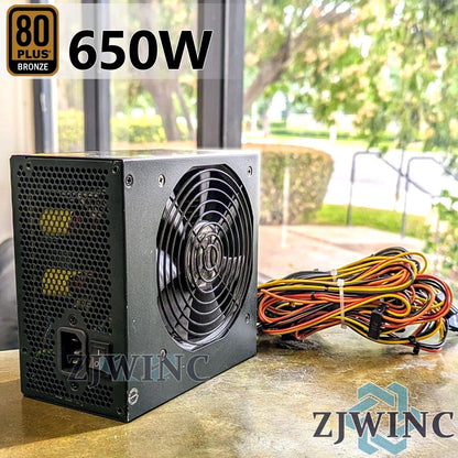 Antec 650w ATX Gaming Power Supply PSU 80 plus Bronze Certified 2x PCIE 6+2pin