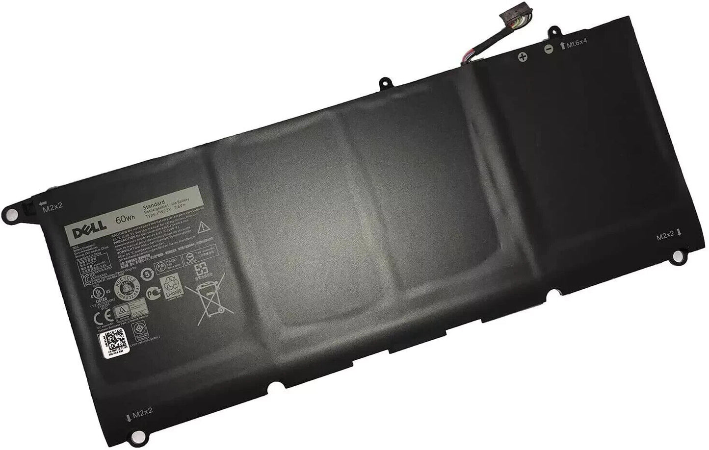OEM 60Wh PW23Y Battery For Dell XPS 13 9360 2017 13-9360-D1605G RNP72 TP1GT 7.6V
