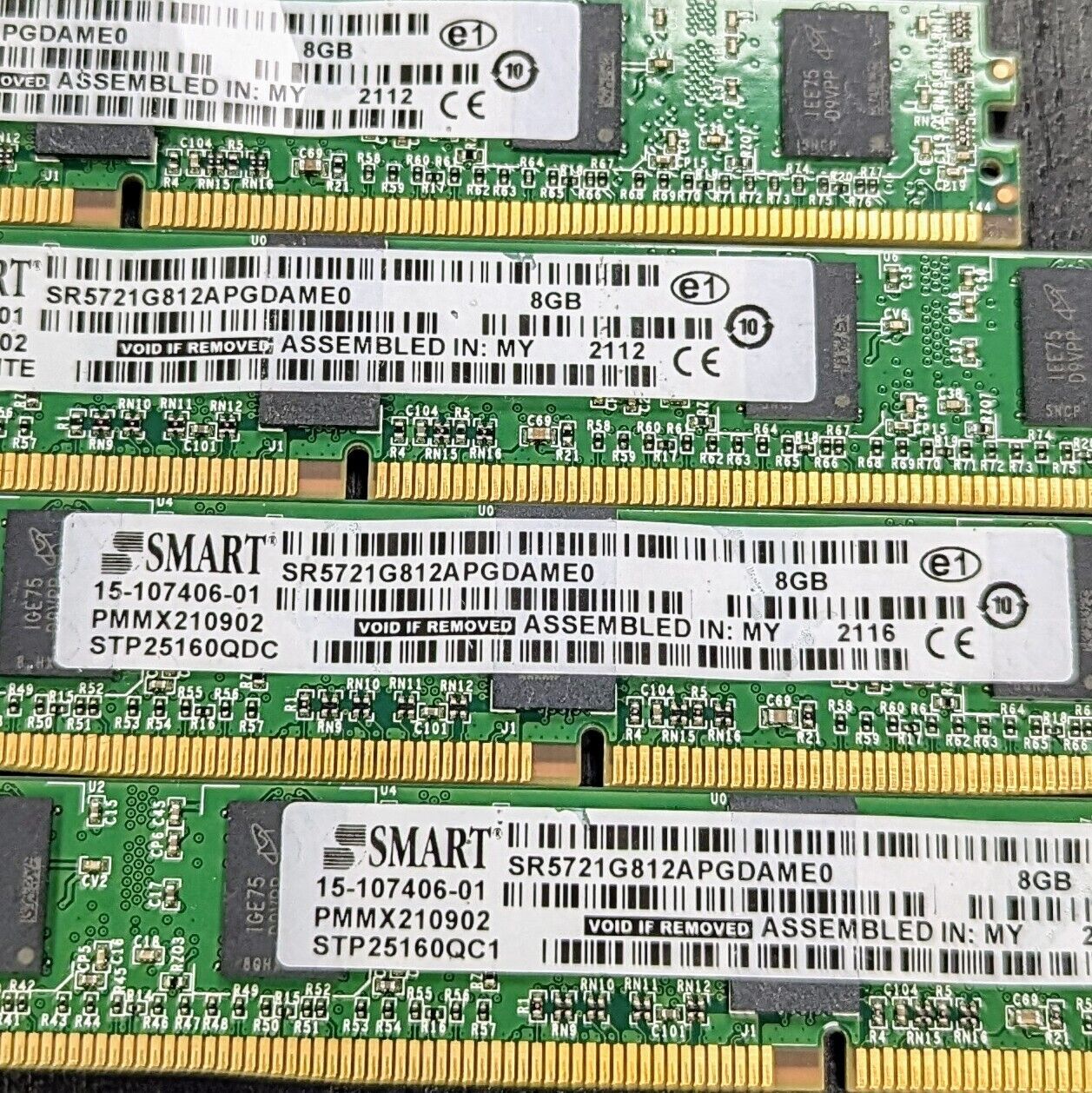 32GB 4x8GB Low Profile SMART/CISCO PC4 Memory 15-107406-01 PMMX210902