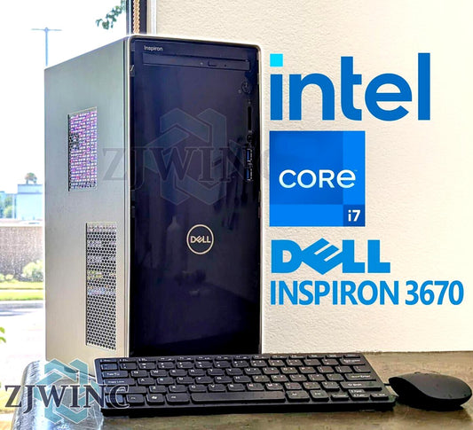 Dell Inspiron 3670 MT i7-8700 16GB DDR4 256GB NVMe Windows 11 PRO Wi-Fi