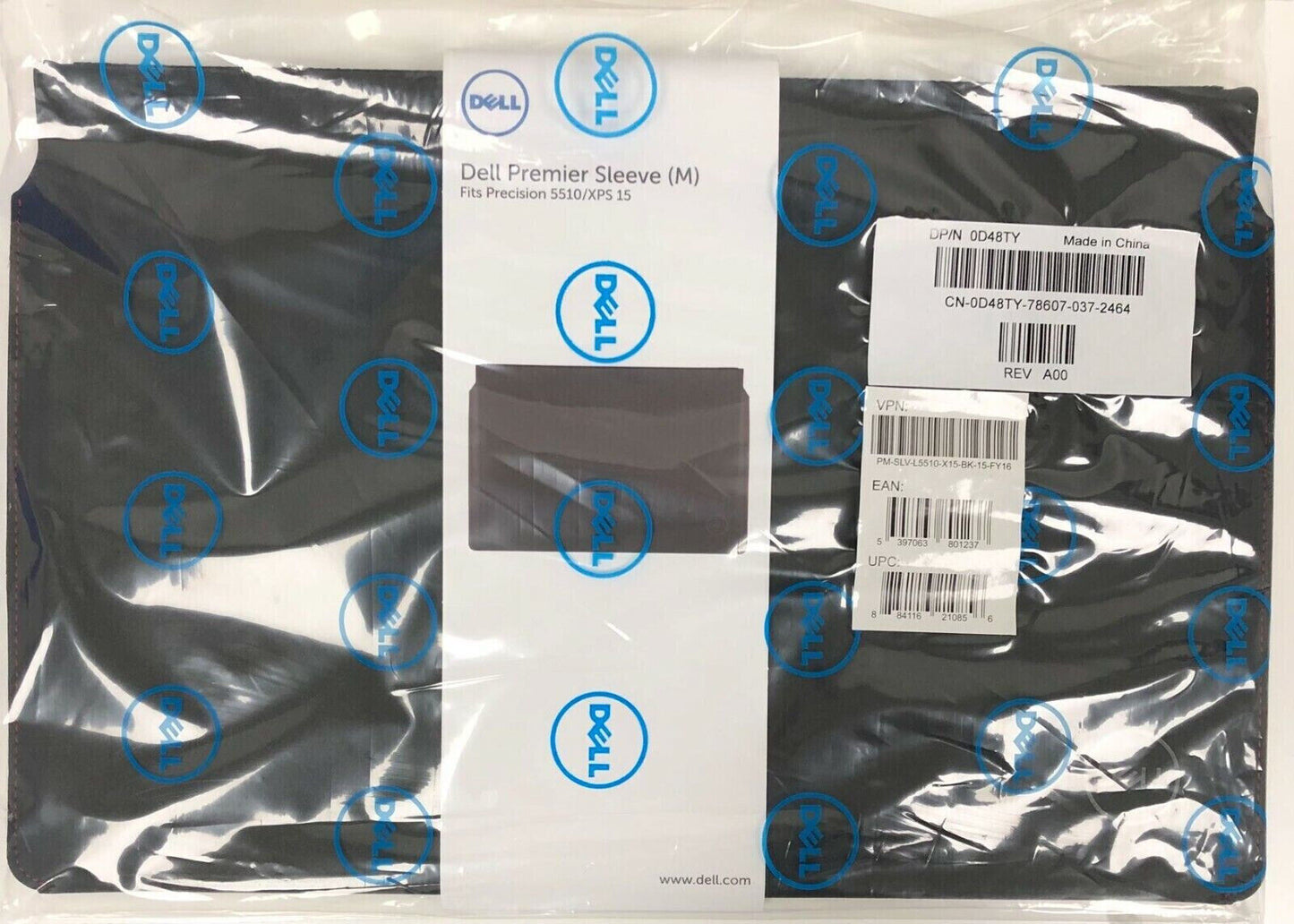NEW! Genuine Dell XPS 15 Precision 5510 Premier Notebook Sleeve（M）D48TY