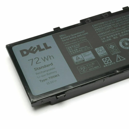 OEM Dell T05W1 Precision 15 7510 17 7710) 6-cell 72Wh Laptop Battery 0T05W1