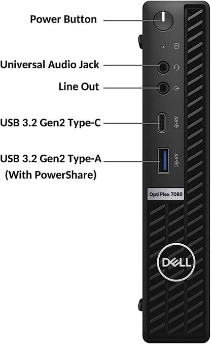 Dell Optiplex 7090 Micro mini PC Core i7-10700T 16GB DDR4 1TB SSD Win 10 Wi-Fi
