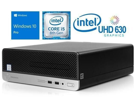 HP ProDesk 400 G5 SFF Desktop Intel i5-8500 16GB RAM 512GB SSD WINDOWS 10 WiFi