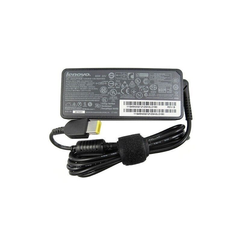 GENUINE 65W LENOVO PC AC Adapter Charger Power T450 T460 T470 T470S T440 T440P