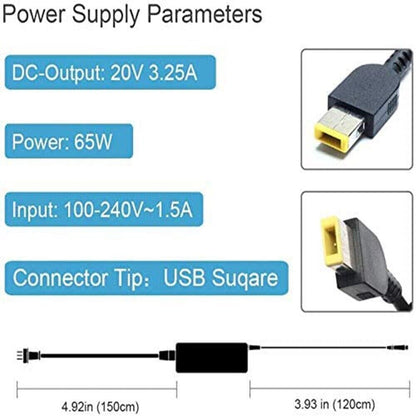 GENUINE 65W LENOVO PC AC Adapter Charger Power T450 T460 T470 T470S T440 T440P