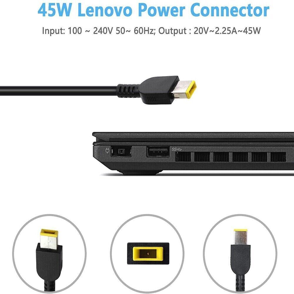 GENUINE 65W LENOVO PC AC Adapter Charger Power T450 T460 T470 T470S T440 T440P