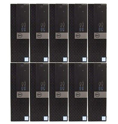 Lot of 10 Dell OptiPlex 7040 SFF i5 6600 8GB DDR4 256GB SSD Windows 10 PRO PC