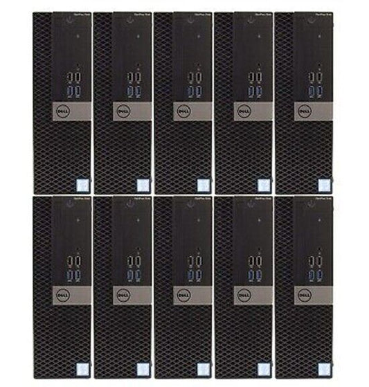 Lot of 10 Dell OptiPlex 7040 SFF i5 6600 8GB DDR4 256GB SSD Windows 10 PRO PC