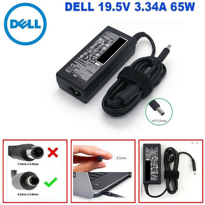 MGJN9 OEM DELL Latitude 3390 3490 / 13 7350 19.5V 65W AC Adapter Charger