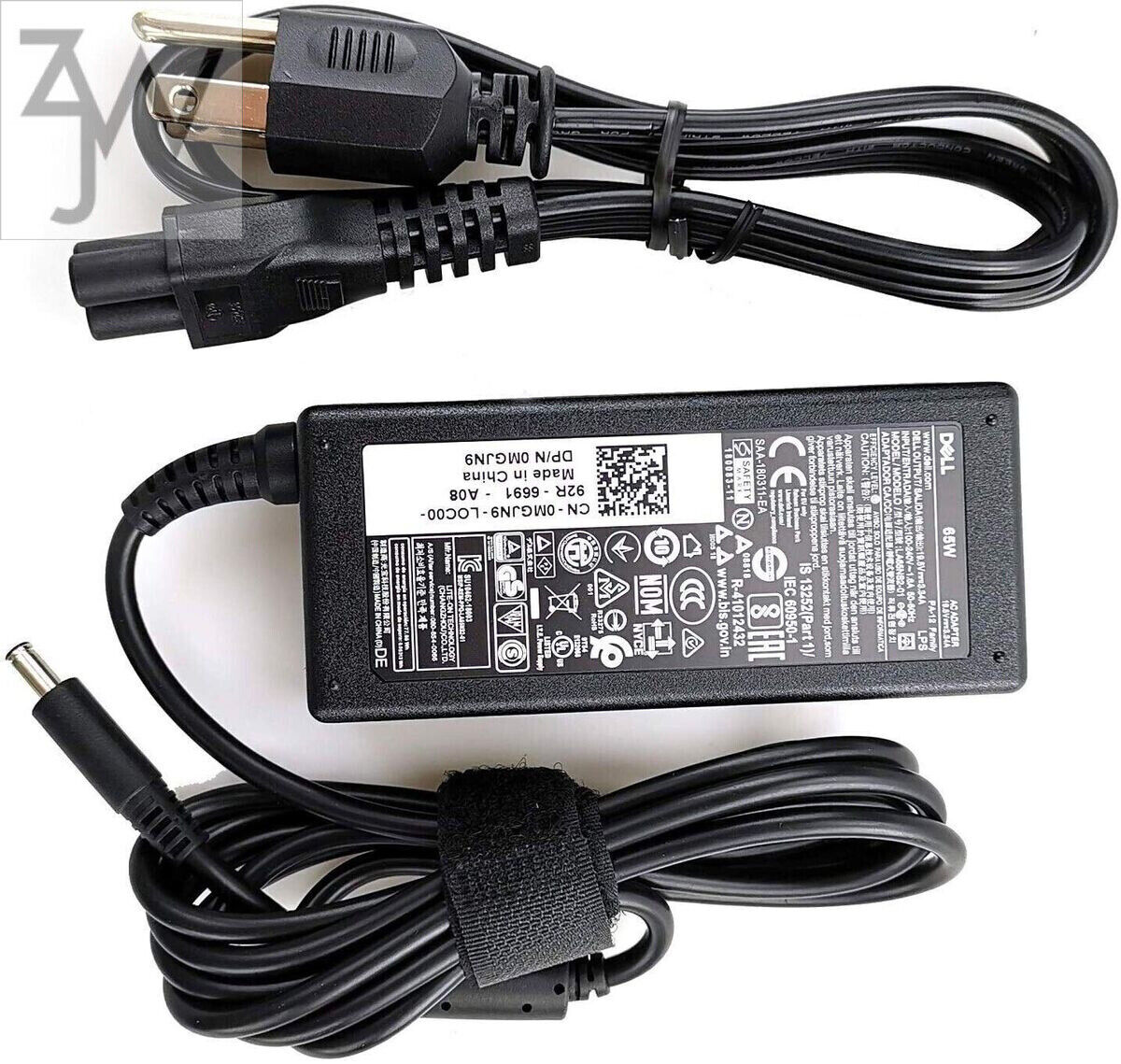 Dell 65W OptiPlex 3040 7040 3060 7050 3070 3020 9020M Micro AC Adapter Charger