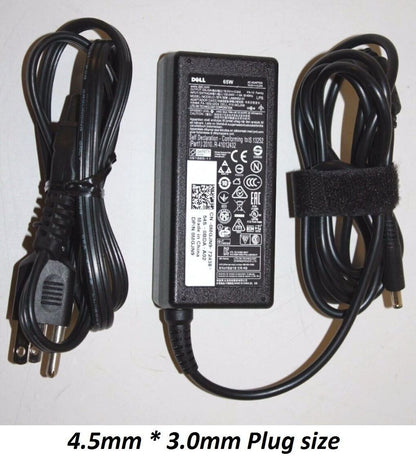 Original Dell 65W AC Adapter W1N63 LA65NS2-01 f/ Dell Inspiron XPS 4.5mm barrel