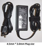 Original Dell 65W AC Adapter W1N63 LA65NS2-01 f/ Dell Inspiron XPS 4.5mm barrel