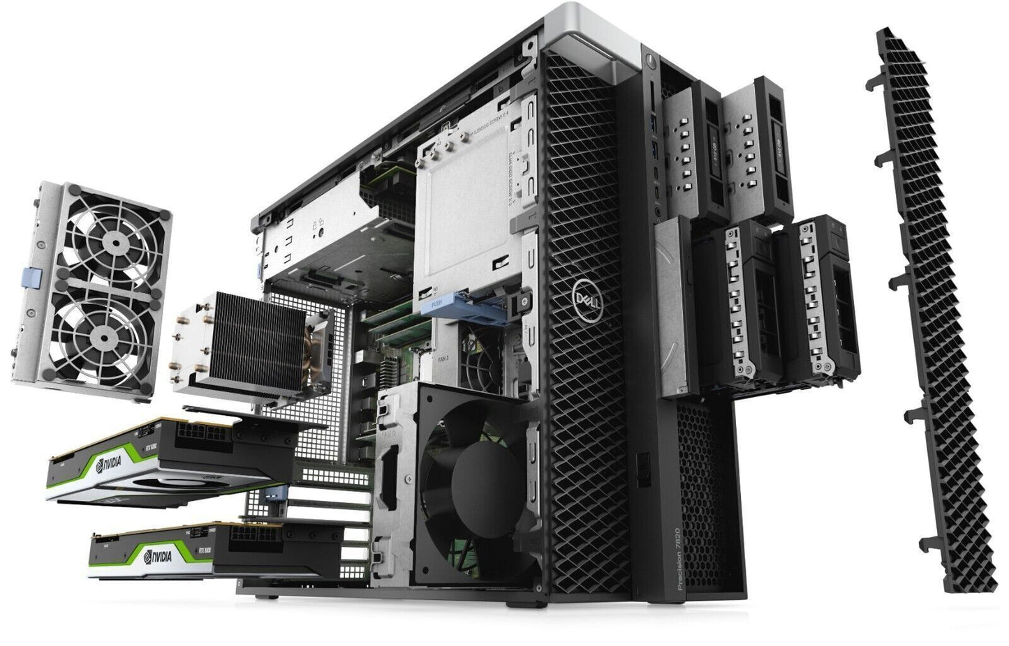 Dell Precision T7820 Workstation 2X Gold 6148 40C K420 128GB DDR4 960GB SSD WIFI