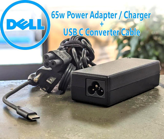 65W Type USBC Wall Charger for Dell Chromebook 11 13 14 3380 3100 3400 5190 7486