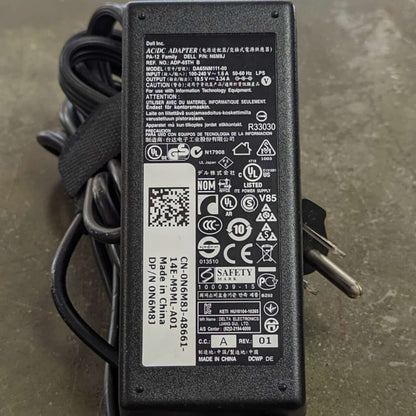 65W Type USBC Wall Charger for Dell Chromebook 11 13 14 3380 3100 3400 5190 7486
