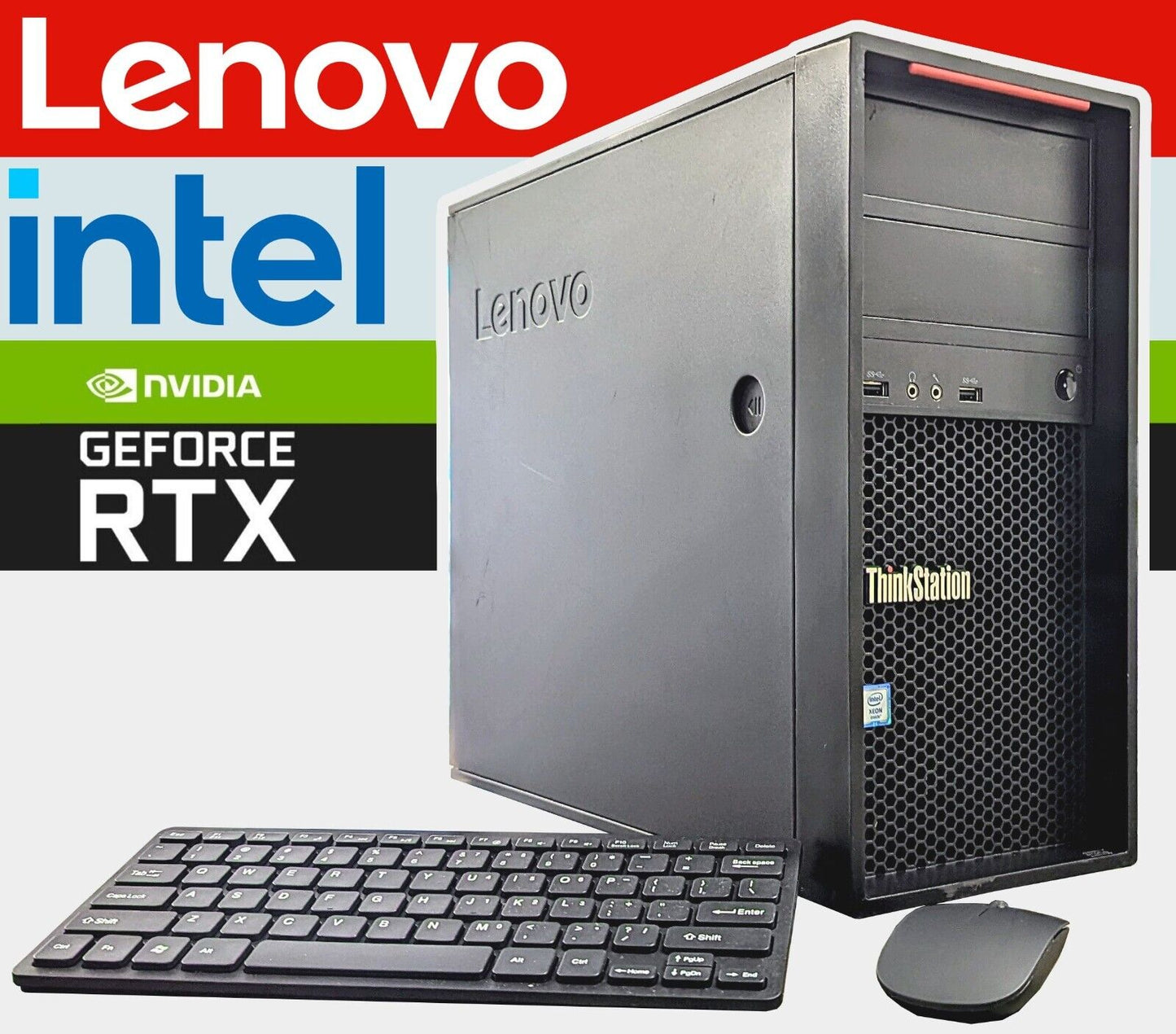 Lenovo P520C 6 CORE XEON W-2135 RTX 2060 32GB DDR4 RAM 1TB SSD Windows 11 WIFI