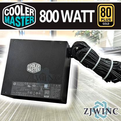 800W Cooler Master ATX Gaming Power Supply Unit/PSU 80 plus GOLD DPS-800AB-60 B