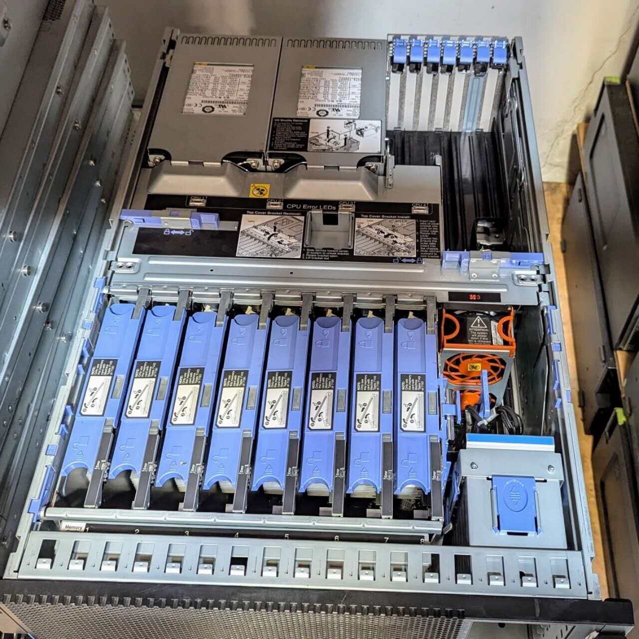 IBM System X3850 X5 4U Barebone Server 4x CPU Sockets LGA 1567 2x 1975watt PSUs