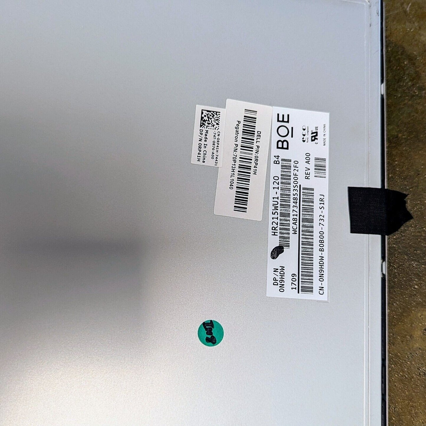 LCD Display 21.5" HR215WU1-120 SD10L81006 FHD Dell Optiplex 5250 3240 AIO Screen
