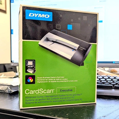 Dymo CardScan Executive Business Card Scanner & Contact Management PC & MAC