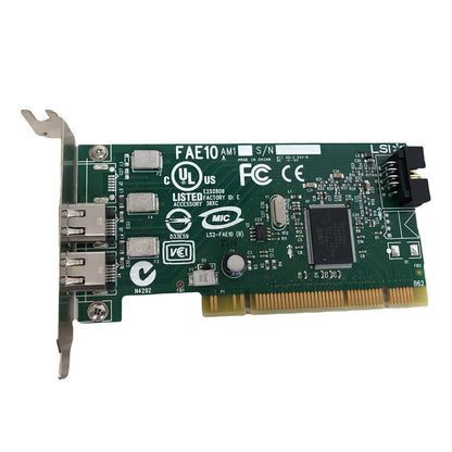 LOT 6 Dell J886H Dell 1394A Dual Port 2 Ports PCI FireWire Card L/Profile 0J886H