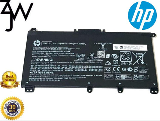 NEW HW03XL Genuine OEM Battery For HP Pavilion 15-EG 15-EH 14-FQ0013DX L96887-54