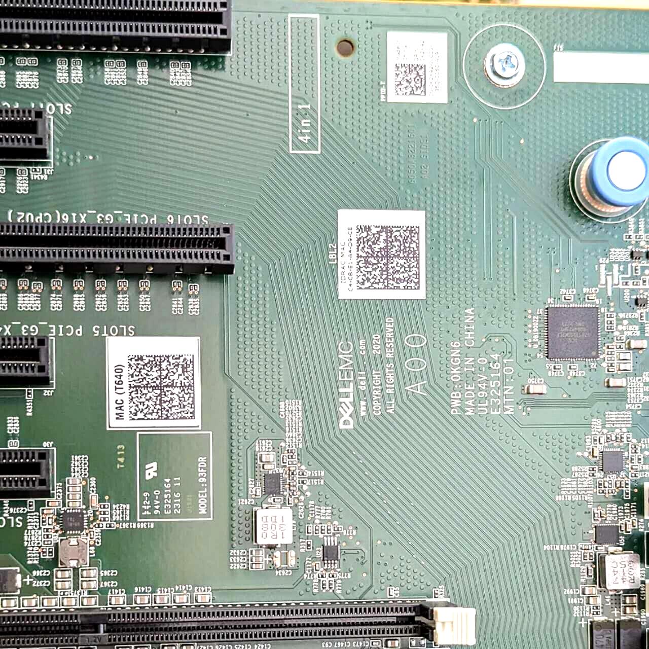 NEW SEALED DELL EMC POWEREDGE T640 SERVER MOTHERBOARD SYSTEM MAIN BOARD K2X92