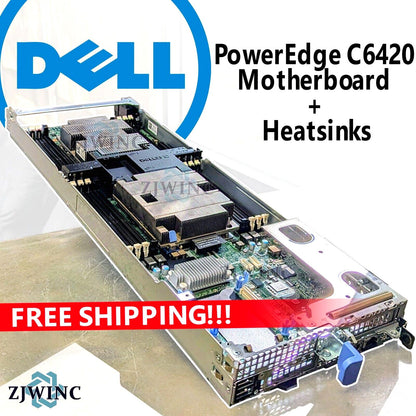 C6420 CTO DELL POWEREDGE C6420 CTO NODE SERVER W/ 2X HEAT SINKS