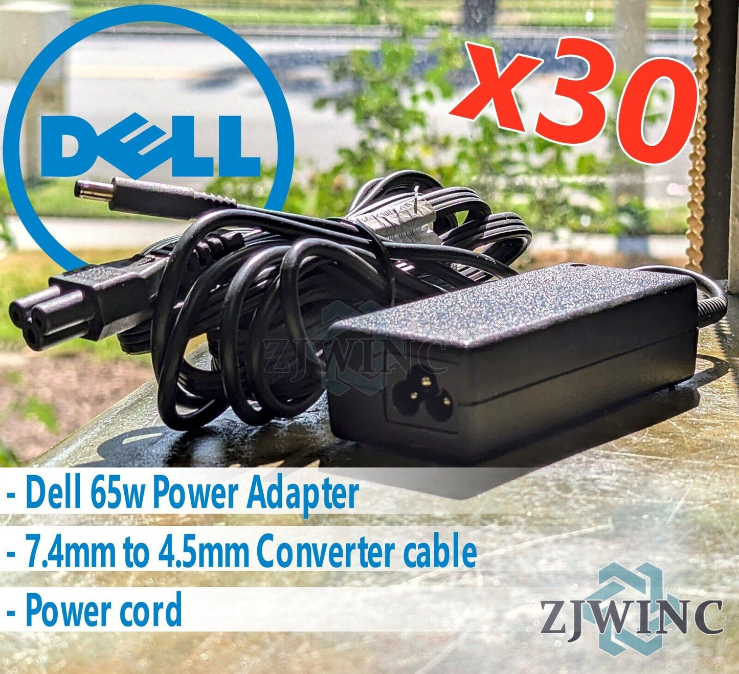 Lot of 30 Dell 65W PA-12 Inspiron AC Adapter Charger LA65NS2-01 HA65NS5-00 4.5mm