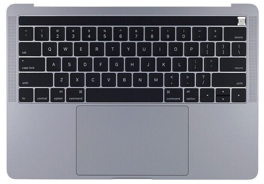 OEM Top Case Palmrest + Keyboard + Touchpad For 13" MacBook Pro A1706 Space Gray