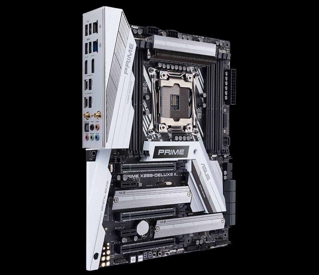 ASUS Prime X299-Deluxe II X299 Motherboard LGA2066 ATX DDR4 Dual Gigabit NO CPU