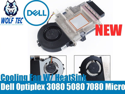 Cooling Fan W/ HeatSink For Dell Optiplex 3080 5080 7080 MFF Micro 8V5K1 W77JN