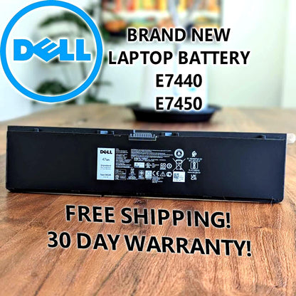 Genuine OEM 3RNFD Battery For Latitude E7440 E7450 E7420 34GKR PFXCR 54Wh